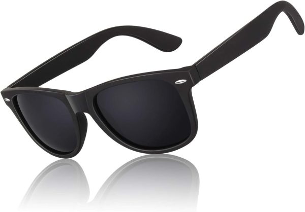 Polarized Sunglasses for Men Driving Sun glasses Shades 80's Retro Style Design Square