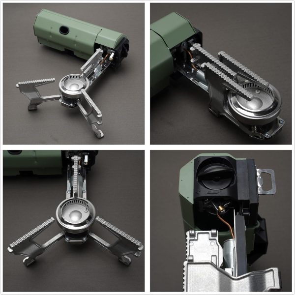 Foldable Camping Butane Stove, Portable Camping Stove Gas Stove with Storage Bag suitable for Picnic, Backpacking Hiking, Adventure, Home Travel, Patio, RV Trip - Image 2
